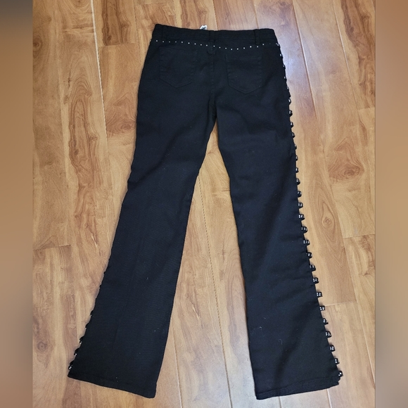 Black stylish pekaboo jeans - Picture 4 of 7